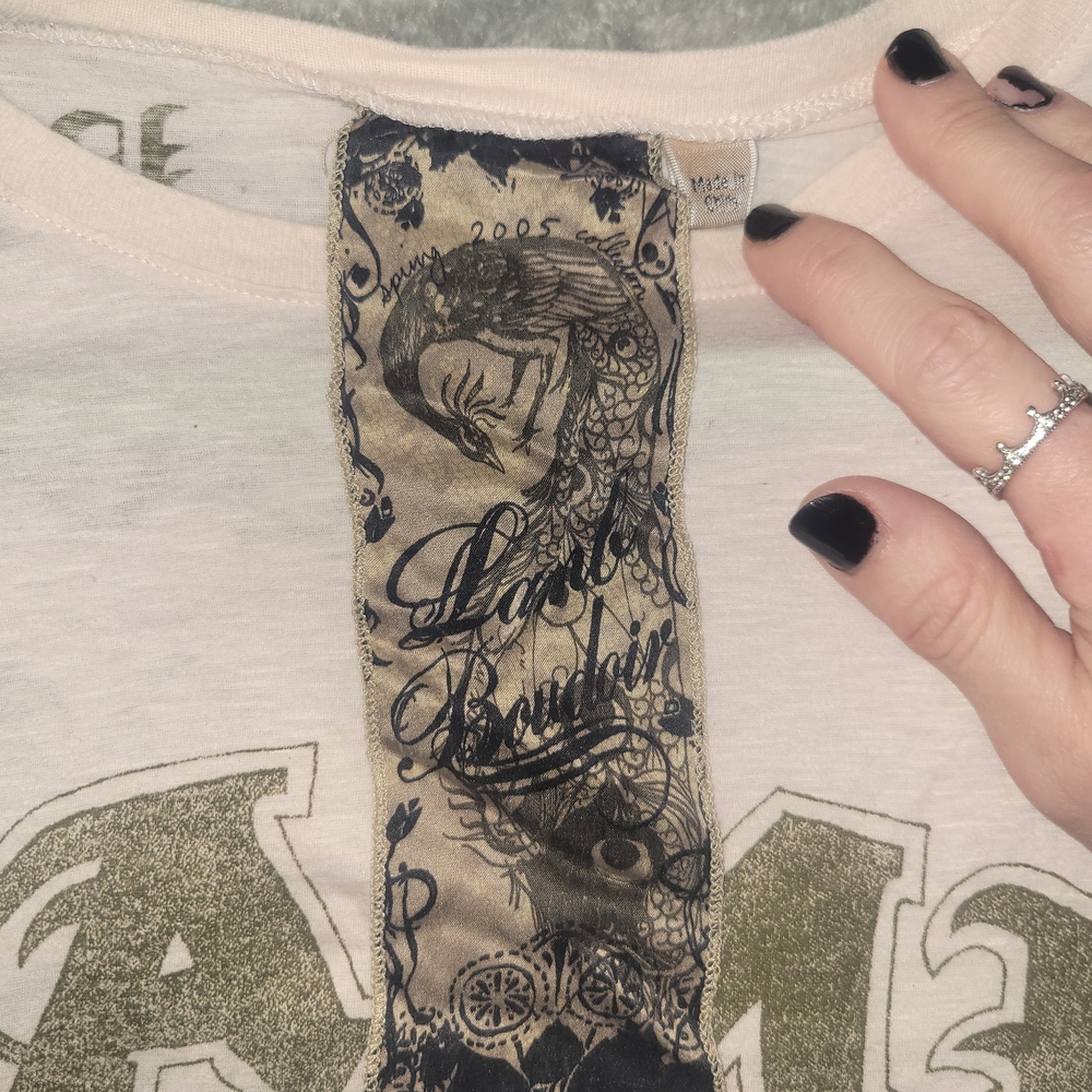 LAMB Graphic T-Shirt in White - Picture 2 of 3